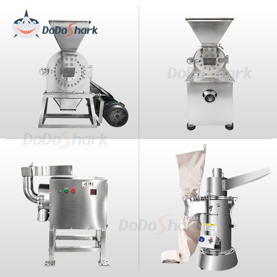 刀鲨/SUS304 Grinder Series /For food, herbs, and corrosive materials. Dust-free, fineness up to 10-150 mesh