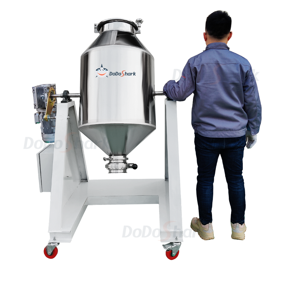 刀鲨/Double Cone Drum Mixer /200L – 碳钢机架