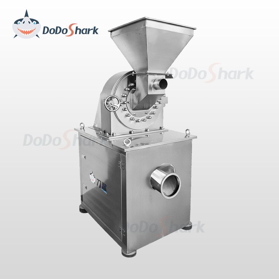 刀鲨/SUS304 Tooth-Claw Grinder Bottom-Box Type /For food, herbs, and corrosive materials. Fineness up to 10-150 mesh