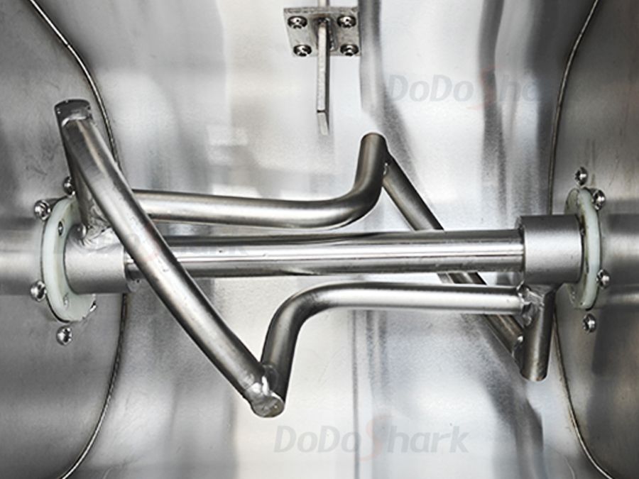 刀鲨/Commercial Fully Enclosed Silent Dough Mixer /定制 ▪ 花环形搅拌螺杆