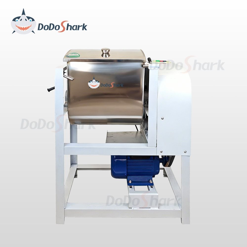 刀鲨/commercial-stand-mounted-dough-mixer /一款配备高韧性不锈钢和面桶的食品加工设备