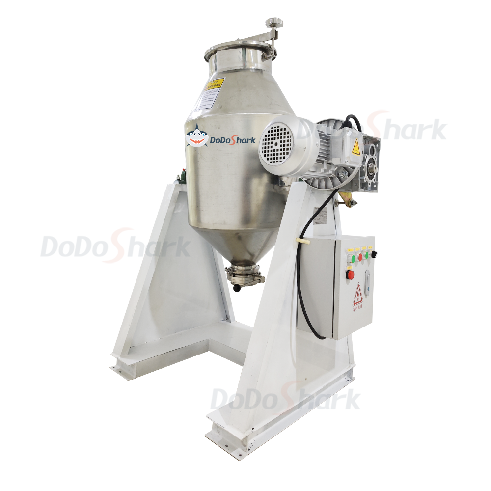 刀鲨/Double Cone Drum Mixer /100L – 碳钢机架