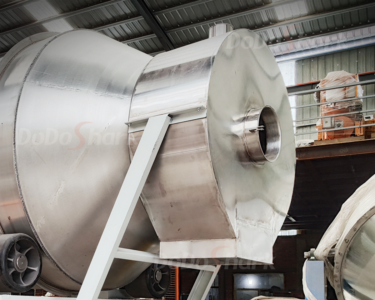 刀鲨/Large Stainless Steel Drum Mixer /全密封设计