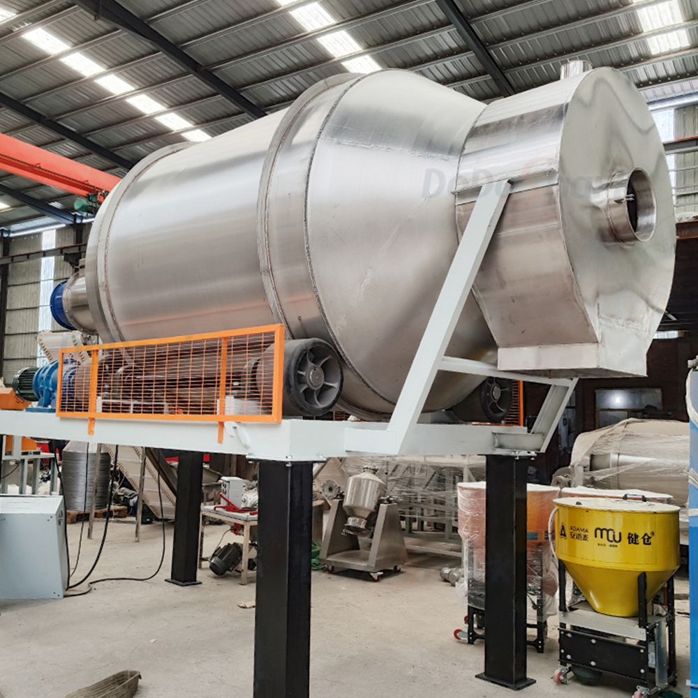 刀鲨/Large Stainless Steel Drum Mixer /生产线参考图